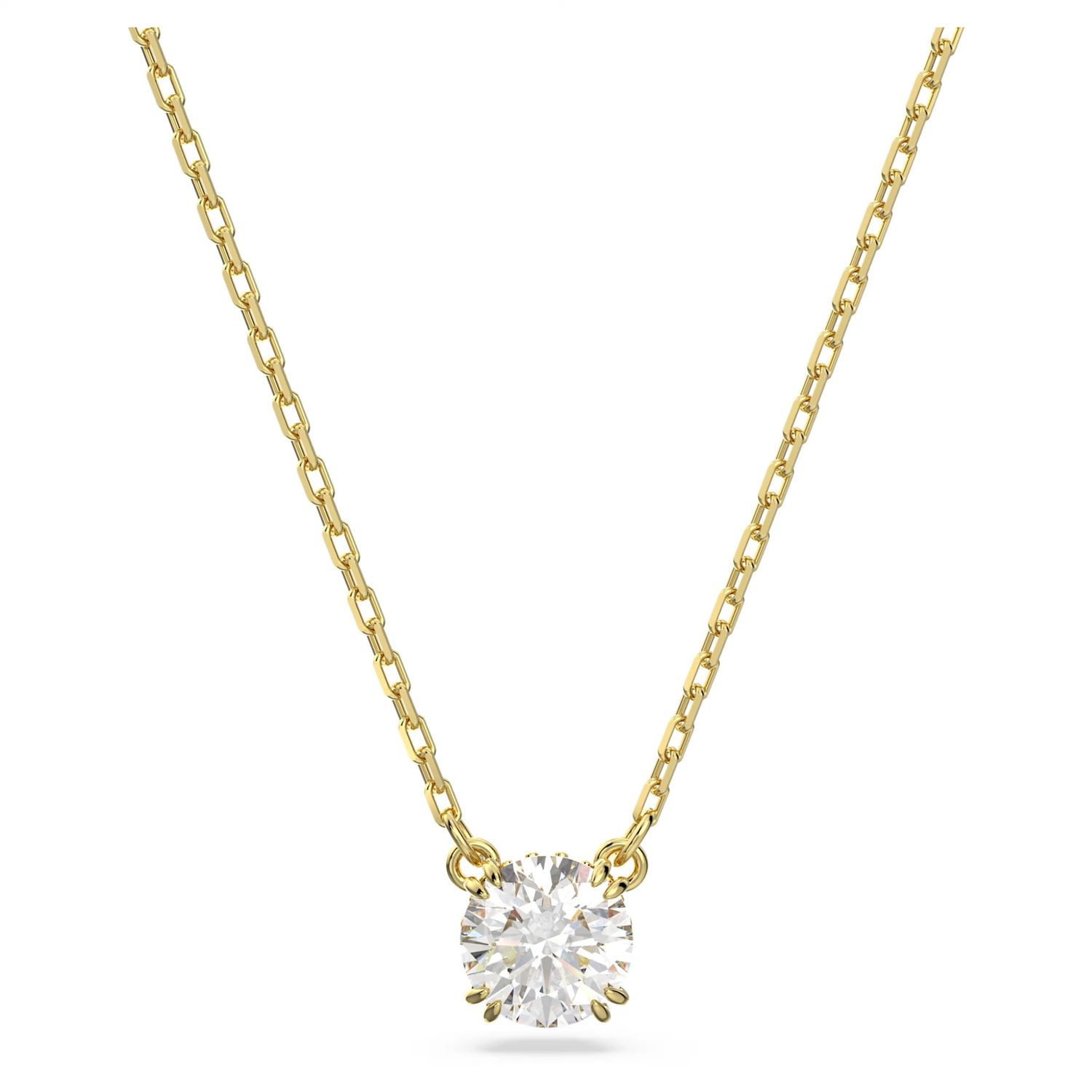 Stilla pendant Round cut, White, 18k gold finish 5636703