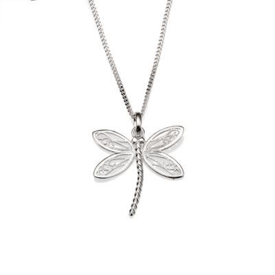 SS dragonfly pendant AG00291