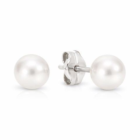 SS 4mm freshwater pearl studs AG00732