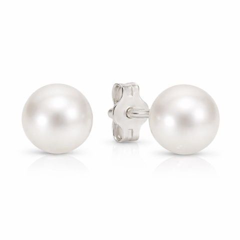 SS 6mm freshwater pearl studs AG00734