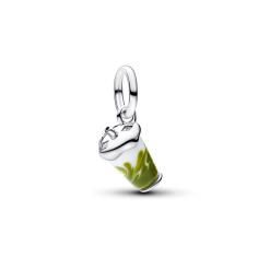 Iced Matcha Latte Murano Glass Dangle Charm 794940C01