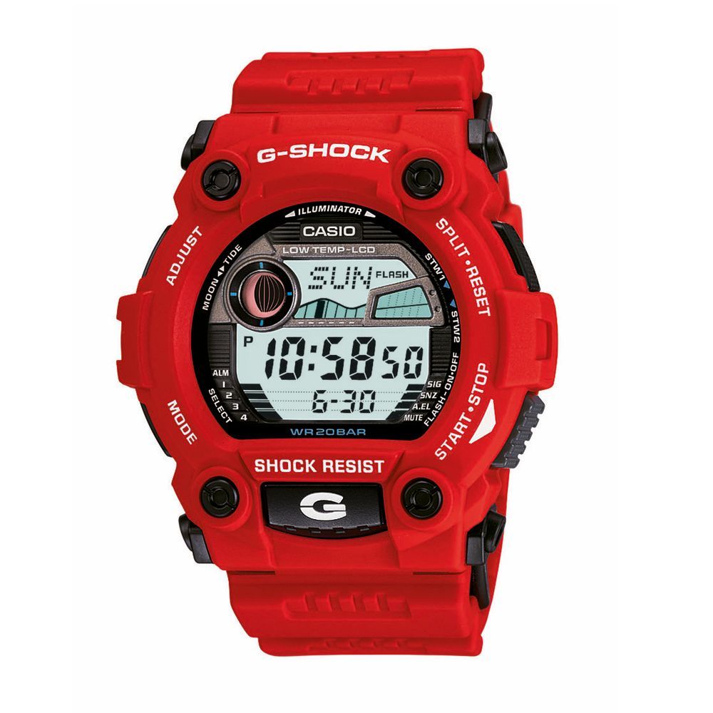 Casio G Shock Digital, Red Resin Band G7900A-4D