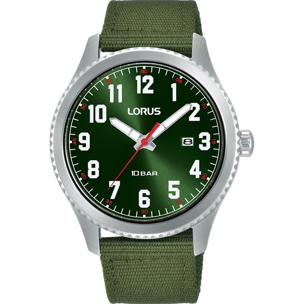 Men's sports 100m Green LORUS RH997RX09