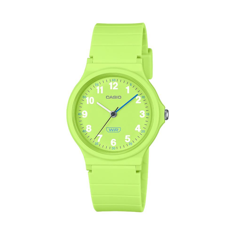 Casio Analogue, Green Face and Resin Band LQ24B-3B