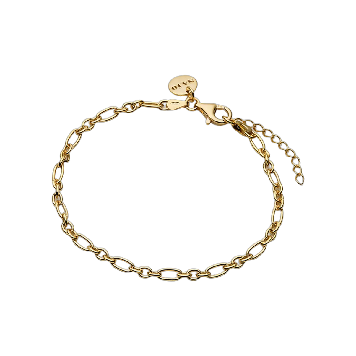 Daybreak Yellow Gold Oval link bracelet NAJO B7606