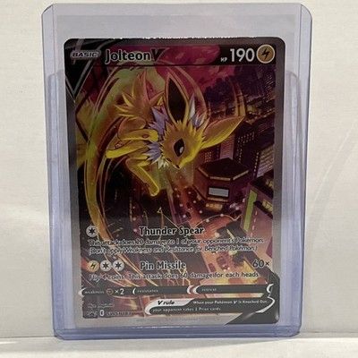 Jolteon V SWSH183 SWSH: Sword &amp; Shield Promo Cards Holo Near Mint to Mint