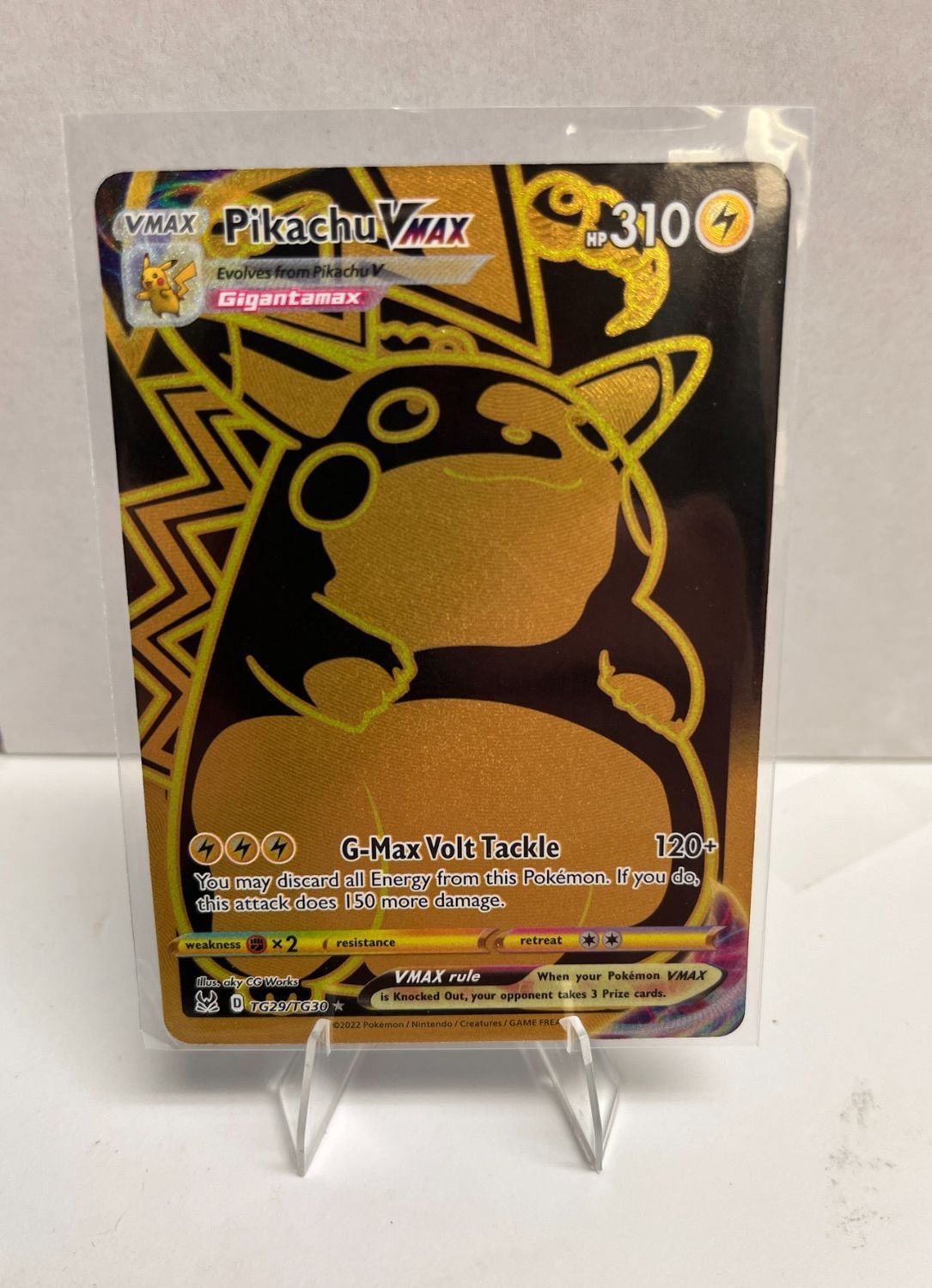 Pikachu VMAX (Secret) TG29/TG30 Swsh11: Lost Origin Trainer Gallery Holo NM-M