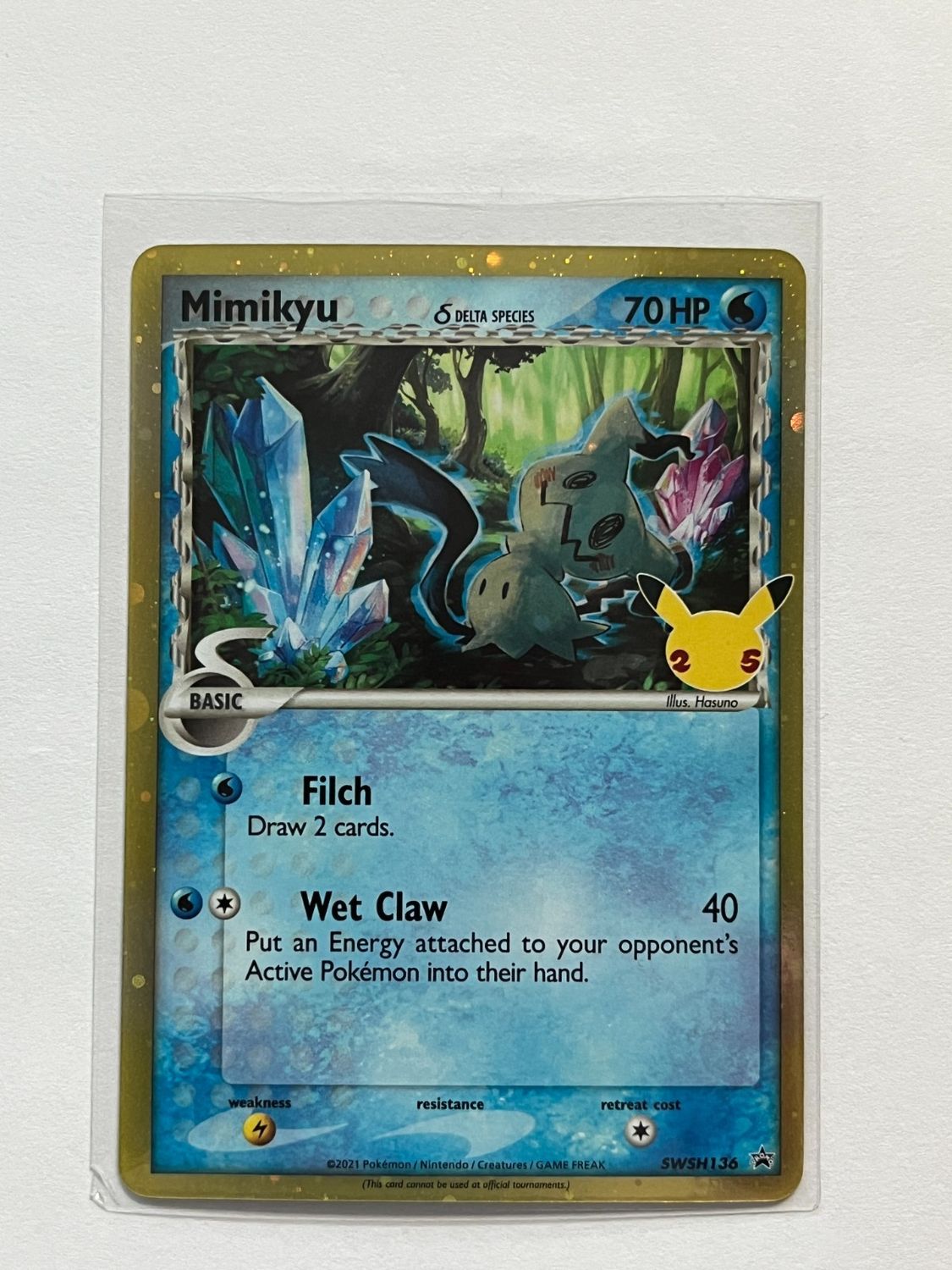 Mimikyu (Delta Species) SWSH: Sword &amp; Shield Promo Cards - Pokemon NM SWSH136