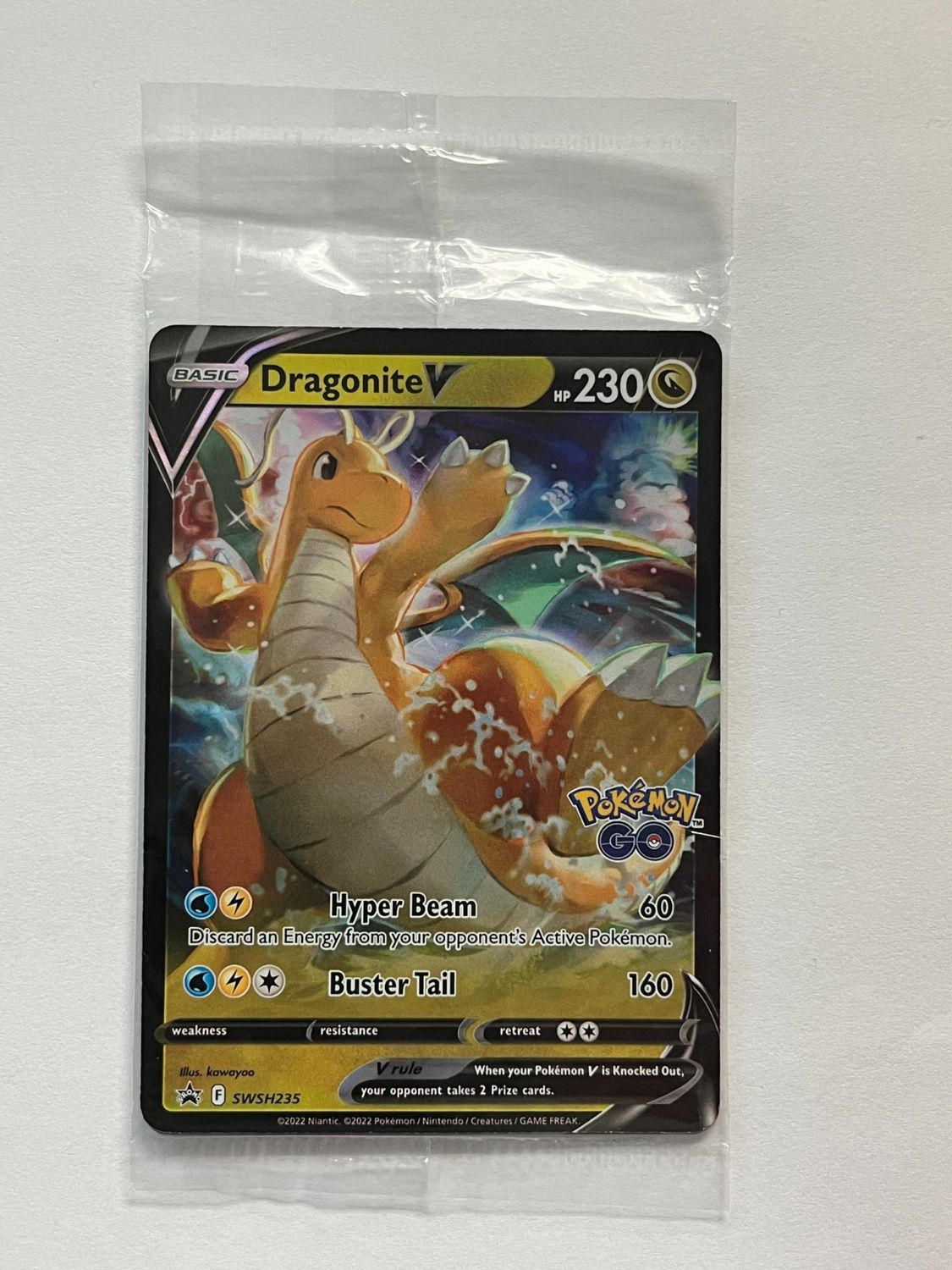 Pokemon Dragonite V SWSH235 + Dragonite VSTAR SWSH236 Black Star SEALED!