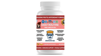 Women’s multivitamin supplement bottle with 60 vegetarian capsules