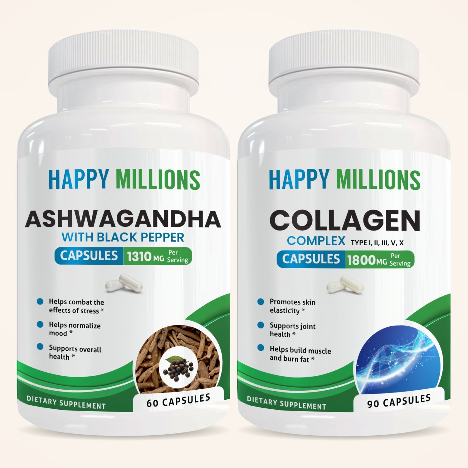 ASHWAGANDHA WITH BLACK PEPPER &amp; COLLAGEN COMPLEX