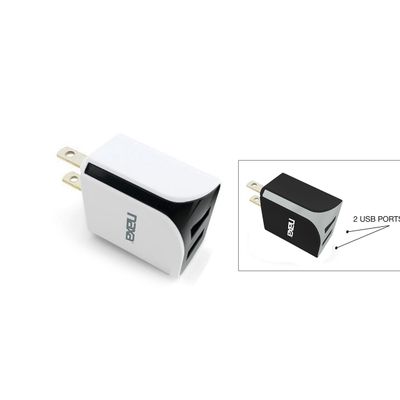 10 Watt 2.1 Amp Dual USB Car Charger-WHITE.... 10 Watt 2.1 Amp Dual USB Car Charger-WHITE....