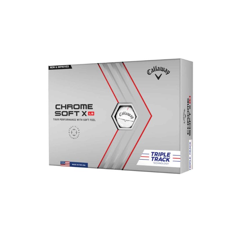 BALL CALL CHROME SOFT X LS TRIPLE TRACK- 3 BALLS SLEEVE