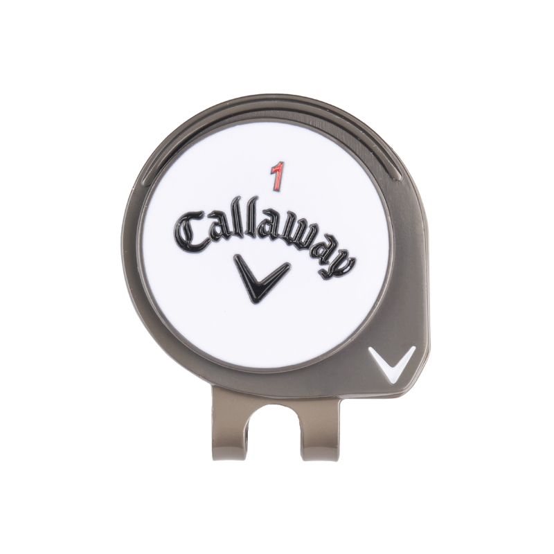 CALLAWAY BALL MARKER HAT CLIP GUN/MTL
