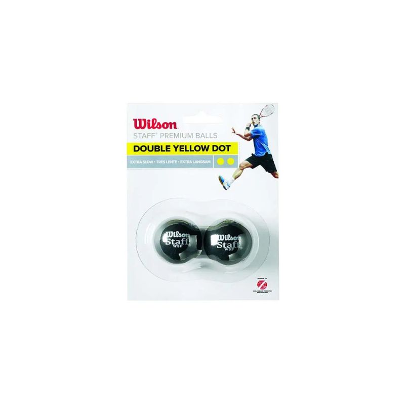 SQUASH BALL W/S 2PK BLISTER BALLS