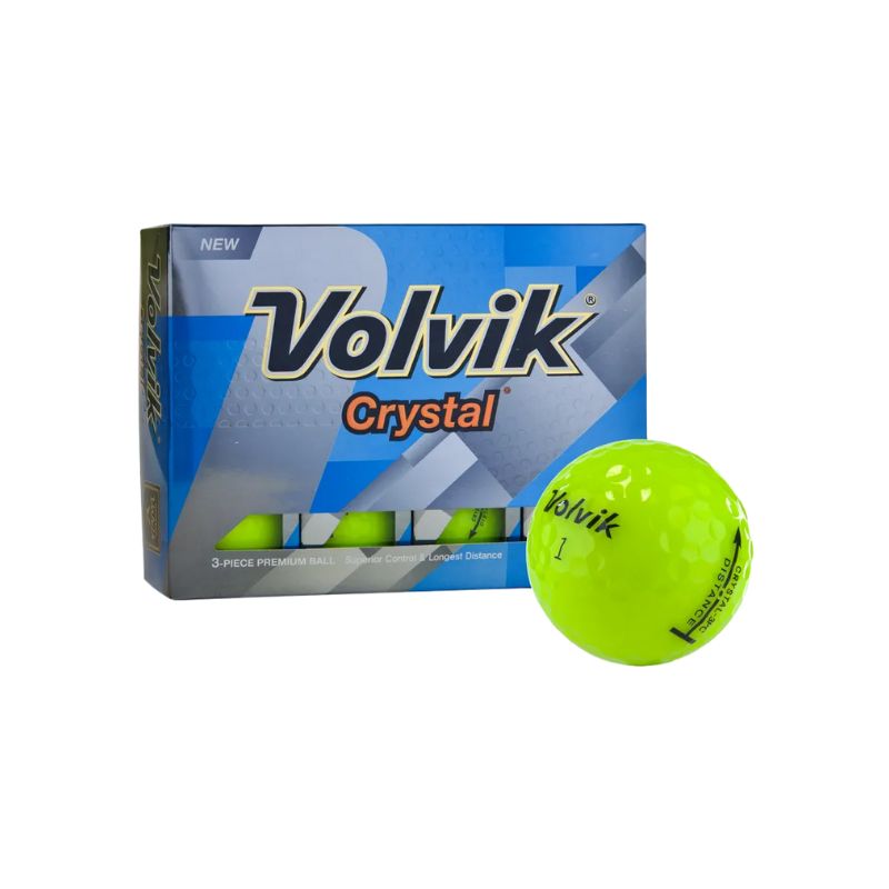 VOLVIK BALLS CRYSTAL  GREEN