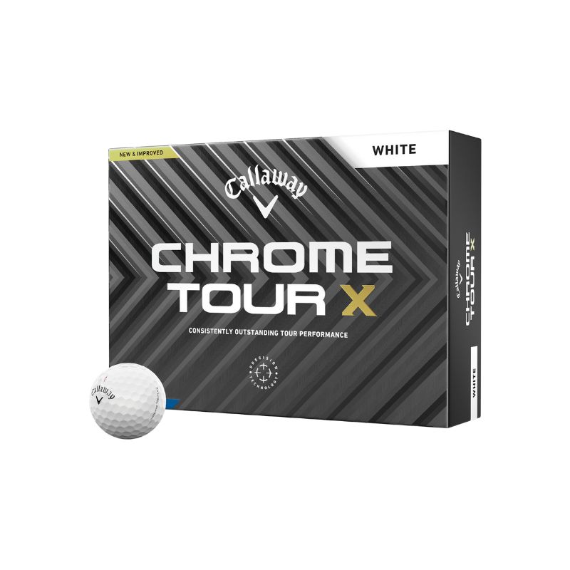 BALL CALL CHRM TOUR X - 3 BALLS SLEEVE - WHITE
