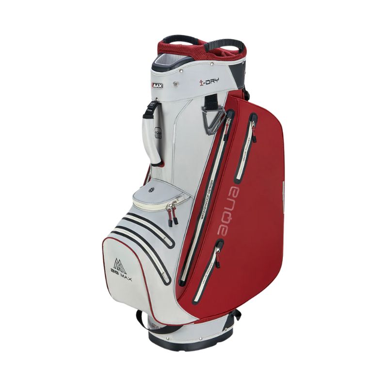 BIG MAX CART BAG AQUA STYLE 4 - OFF WHT/MERLOT