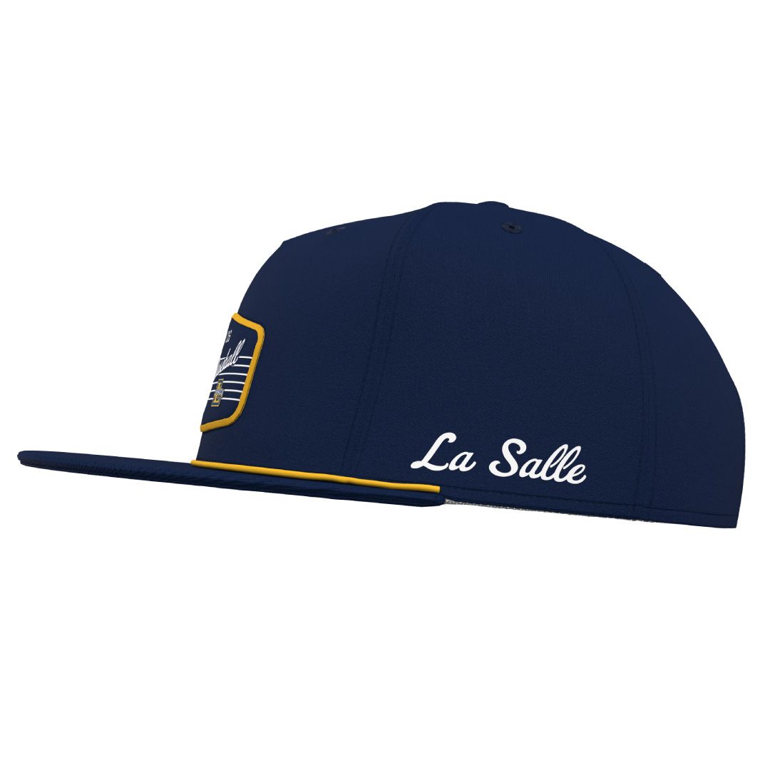 La Salle Baseball Flat 5 Panel Rope Hat