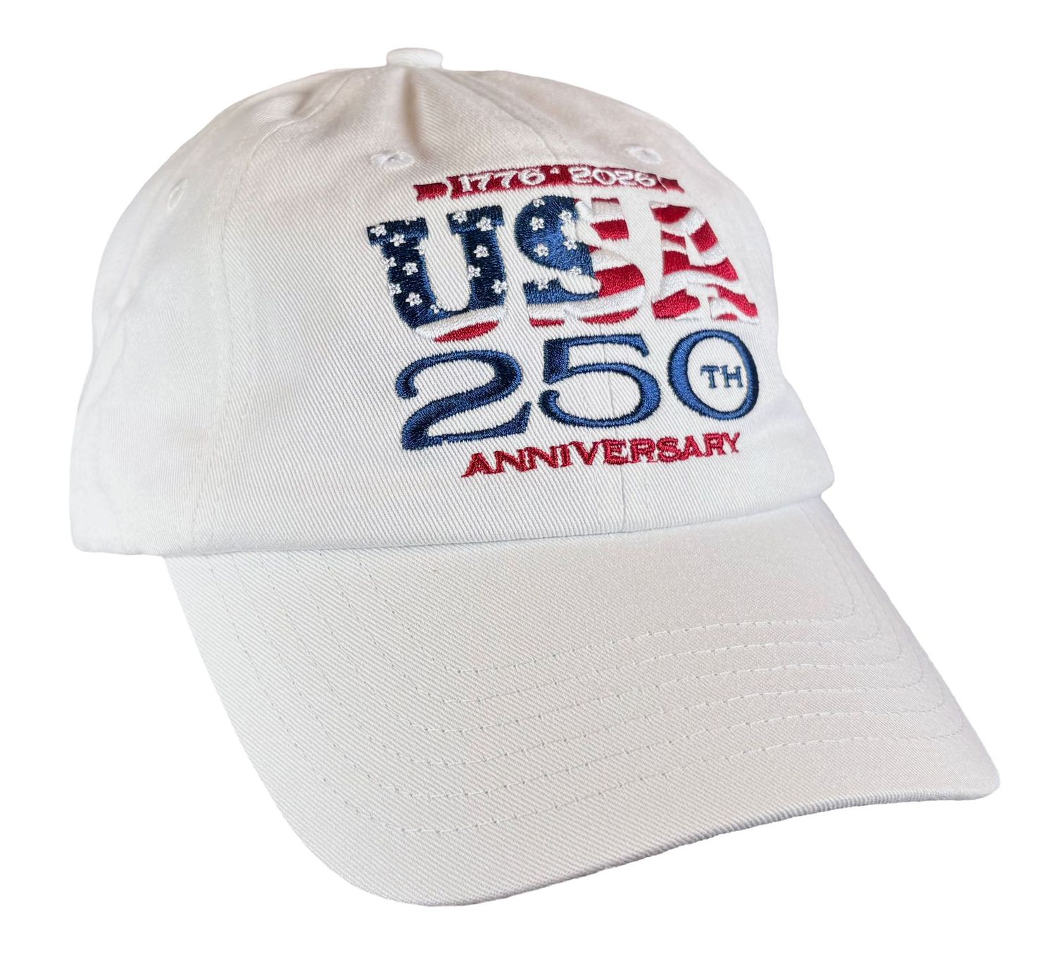 USA 250 Six Panel Cotton Dad Cap