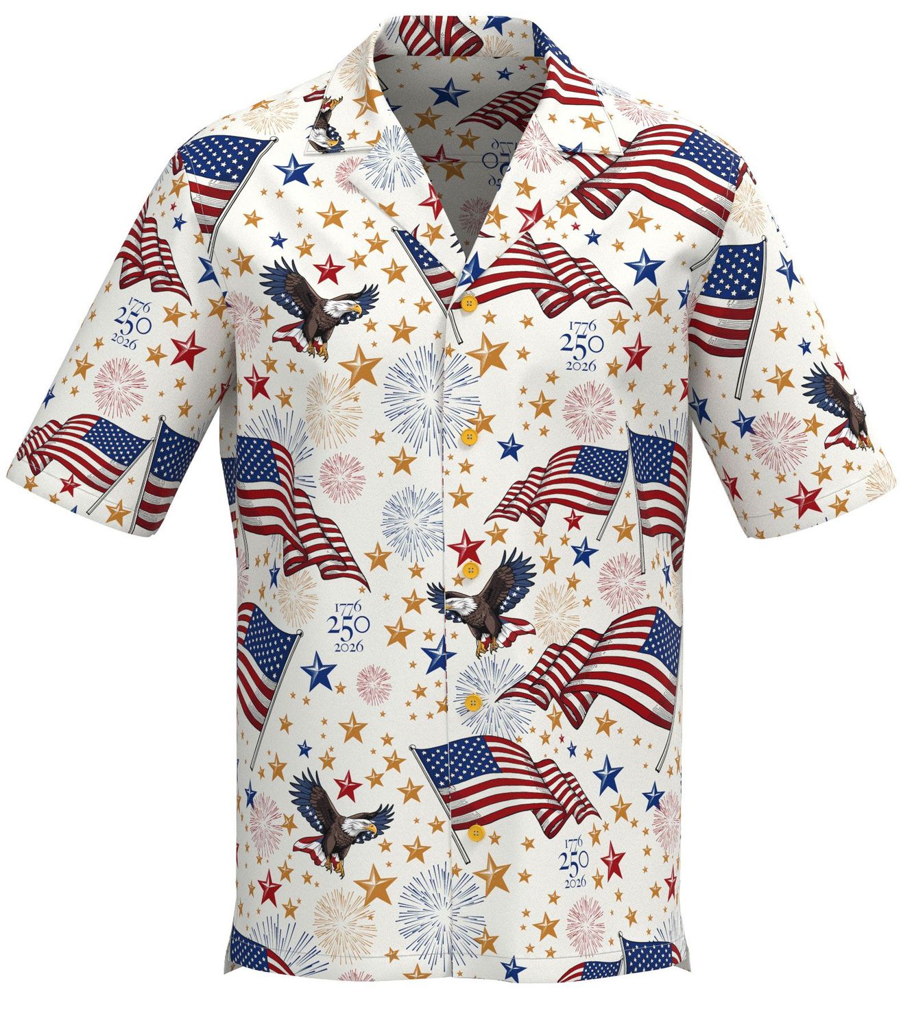 USA250 Hawaiian Style Shirt
