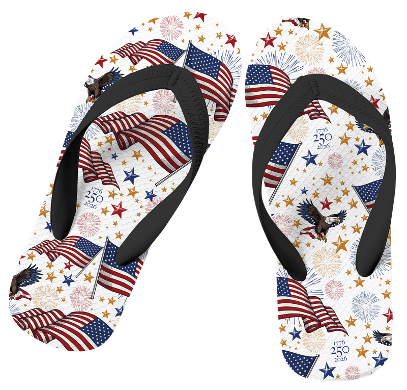 USA 250 Flip Flops