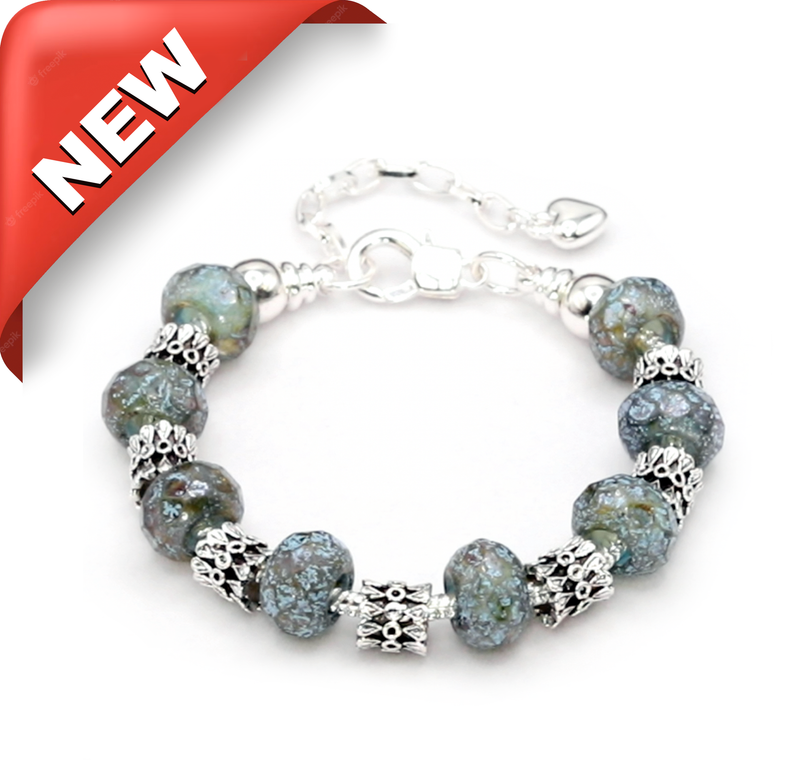 European Charm Bracelet -  Quiet Company (#1223)