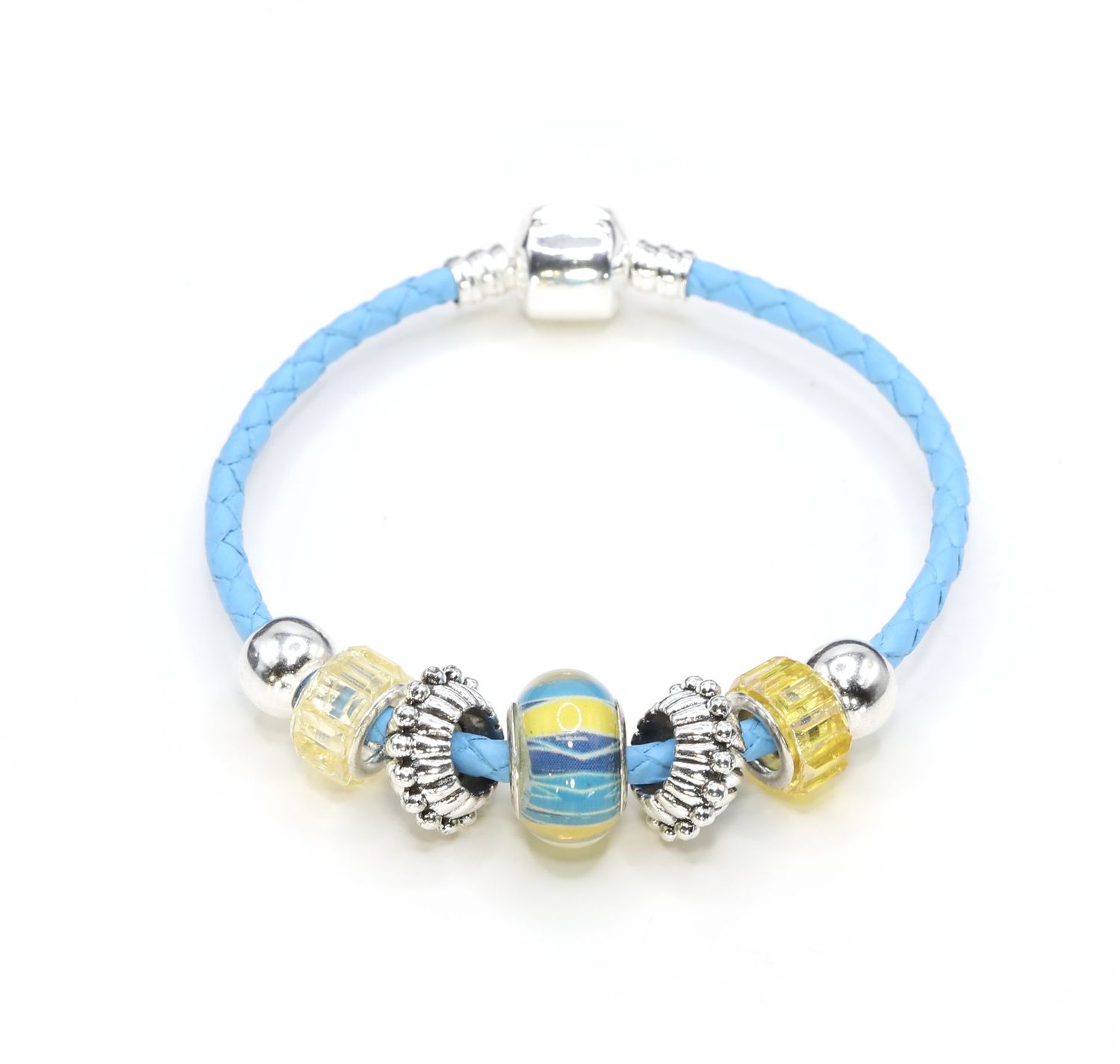 European Charm Bracelet - Boho Breeze (#1151)