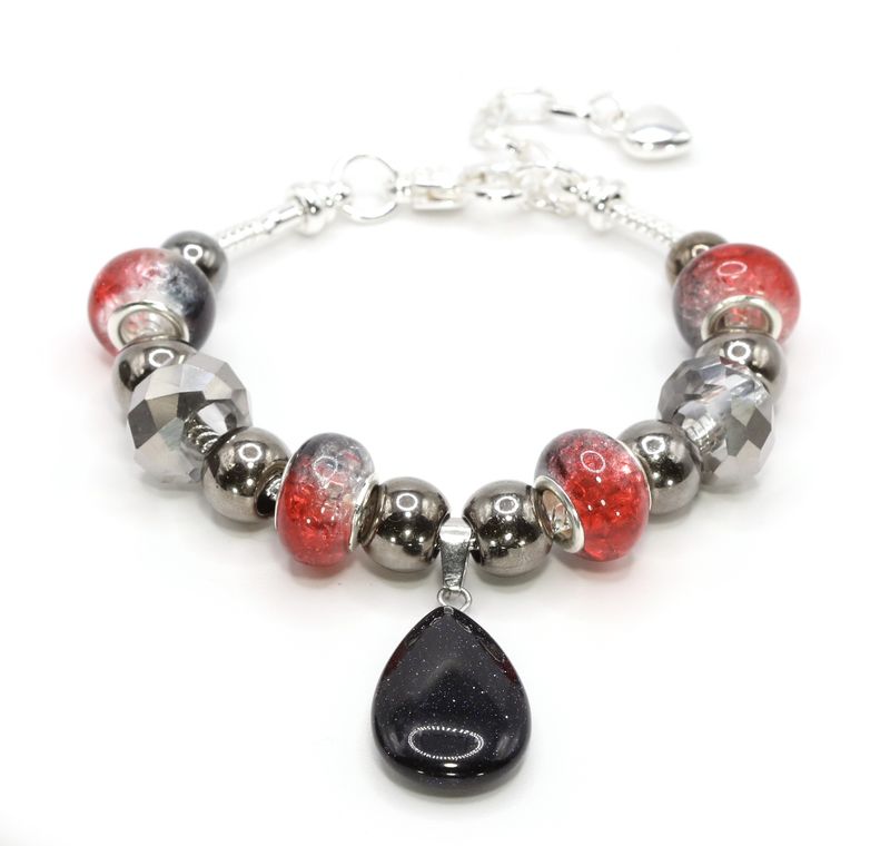 European Charm Bracelet - Captive Heart (#1118)