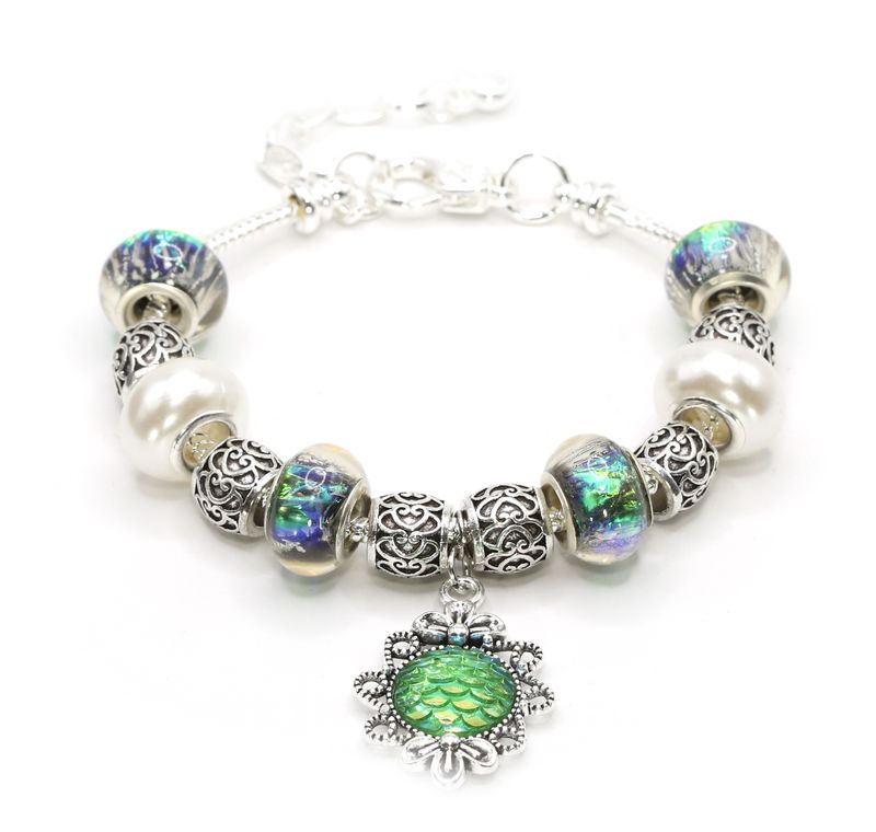 European Charm Bracelet - Iridescent Dream (#1048)