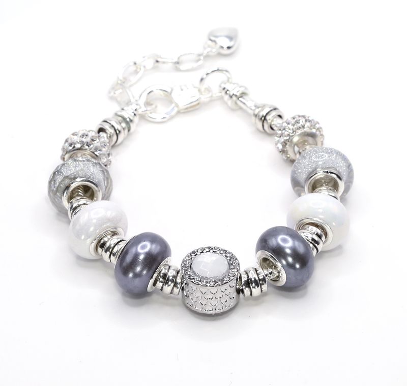 European Charm Bracelet - Kasumi - Clean Mist (#1083)