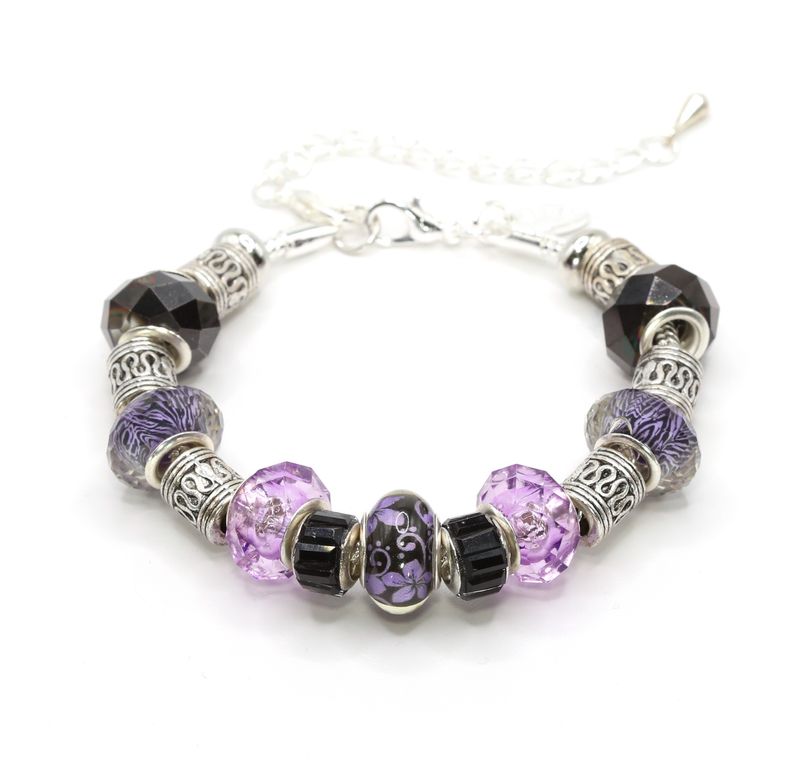 European Charm Bracelet - Luscious Lavender (#1027)