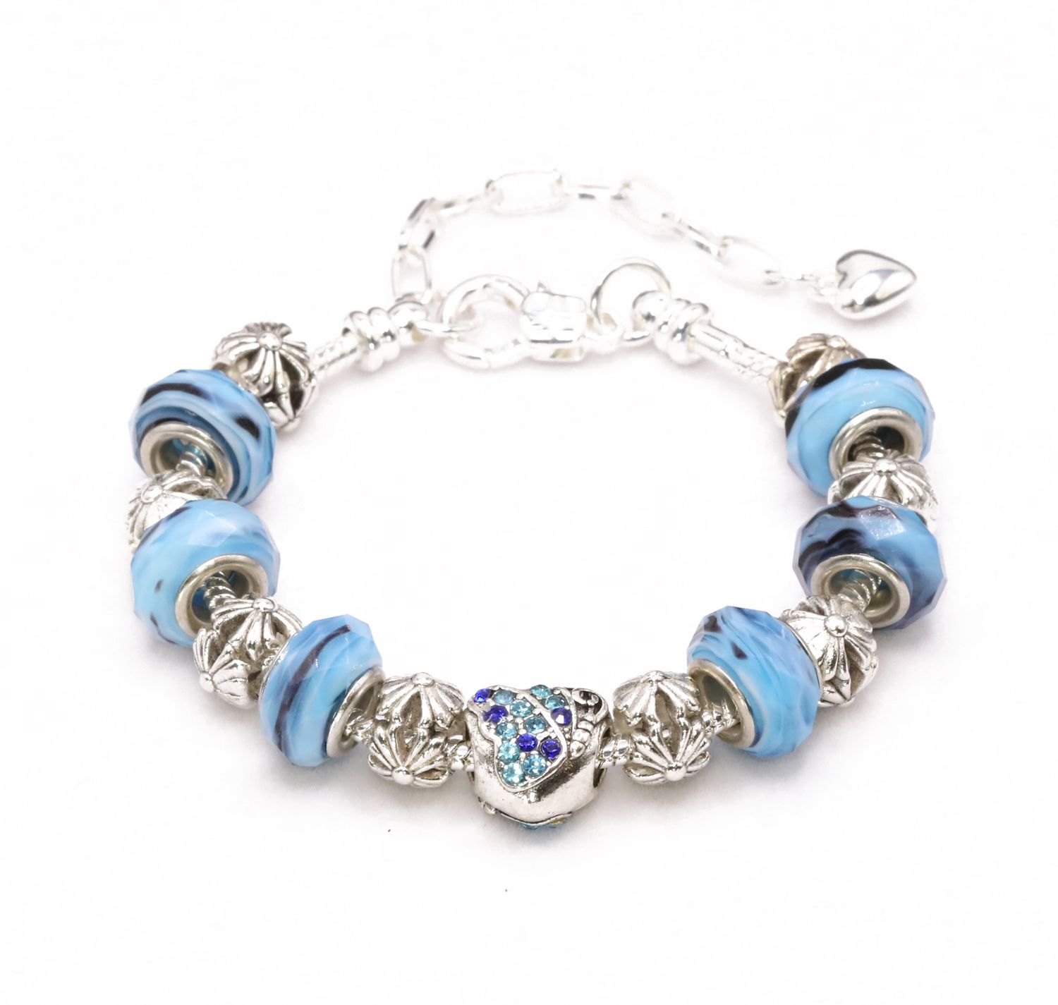 European Charm Bracelet - Oceans of Love (#1211)