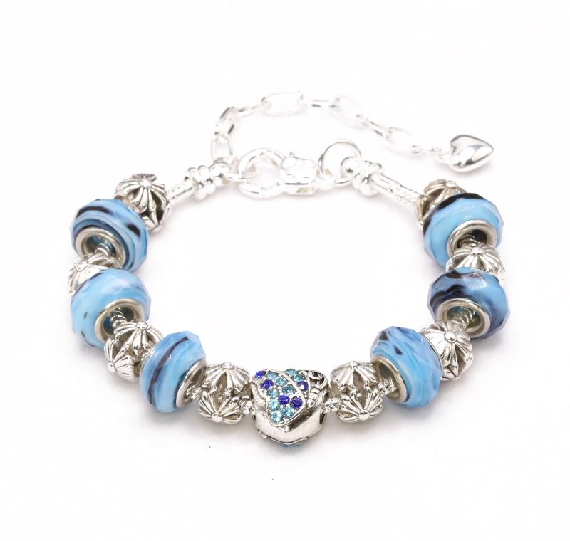 European Charm Bracelet - Oceans of Love (#1211)