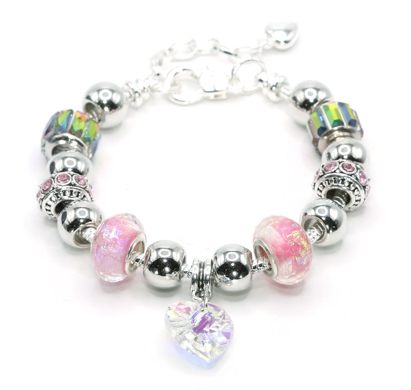 European Charm Bracelet - Shades of Love (#1061)