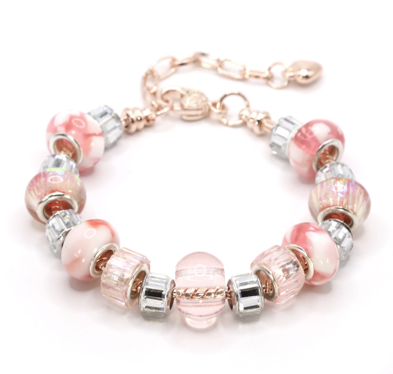 European Charm Bracelet - Strawberries’n Cream (0753)