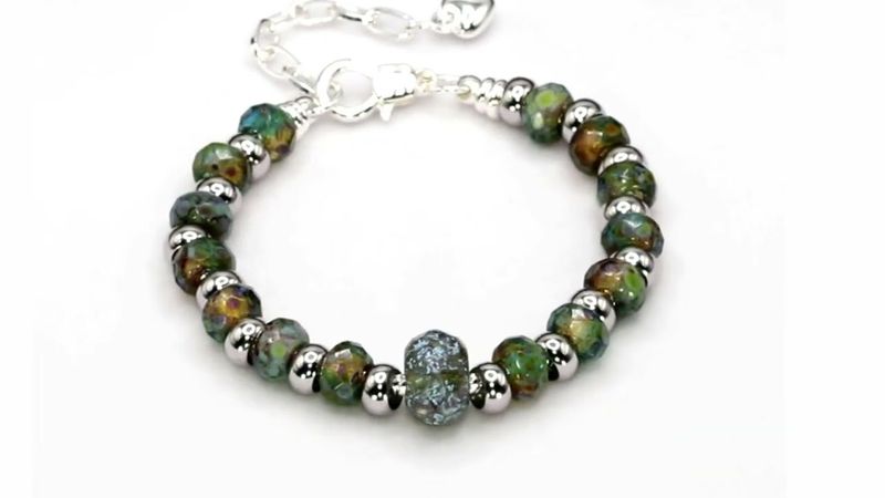 European Charm Bracelet -  Follow Your Passion (#1208)