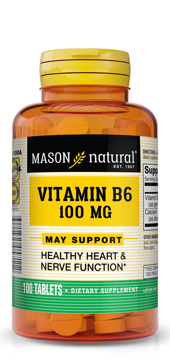 B-6 100 mg  100 tablets