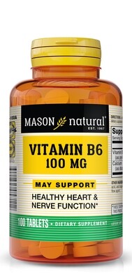 B-6 100 mg  100 tablets