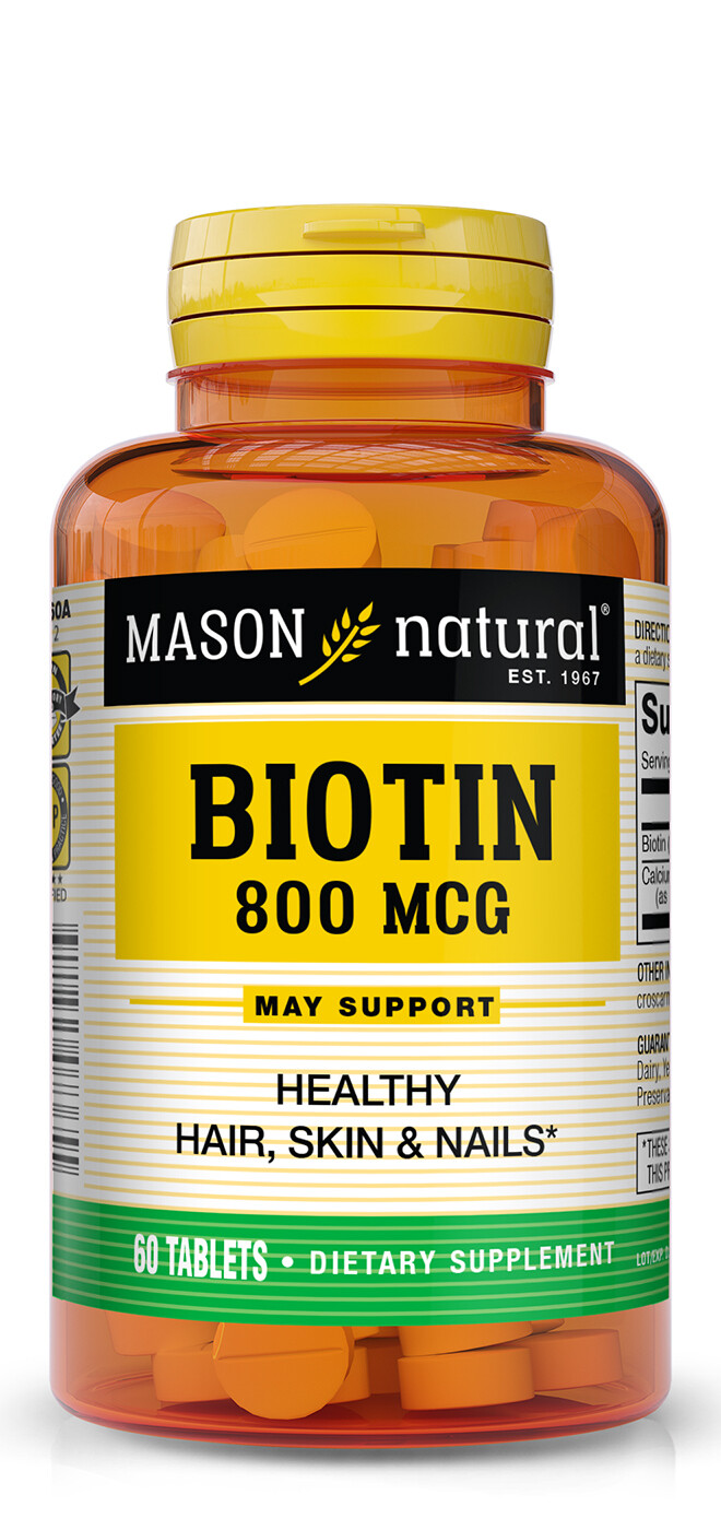 Biotin 800 mcg 60 tablets