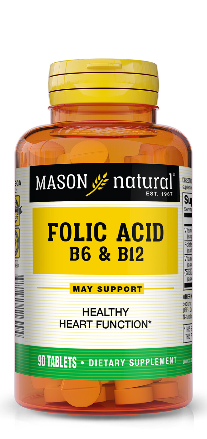 Folic Acid B-6 &amp; B-12 90 tablets