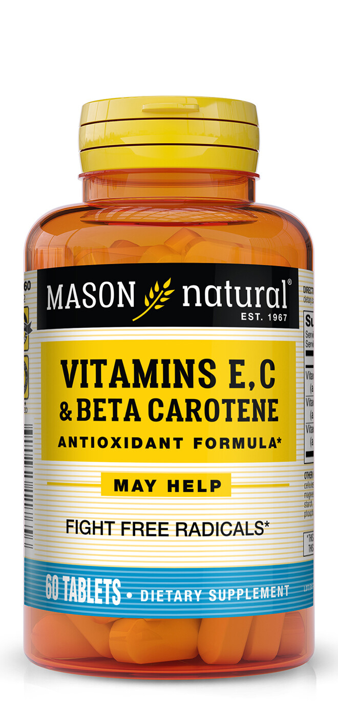 E-400, C-500 and Beta Carotene 60 tablets