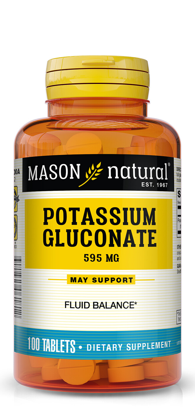 Potassium Gluconate 595 mg 100 tablets