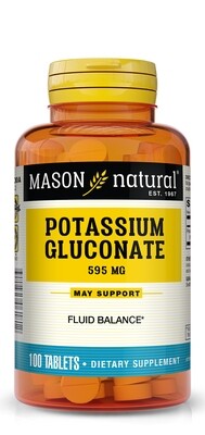 Potassium Gluconate 595 mg 100 tablets