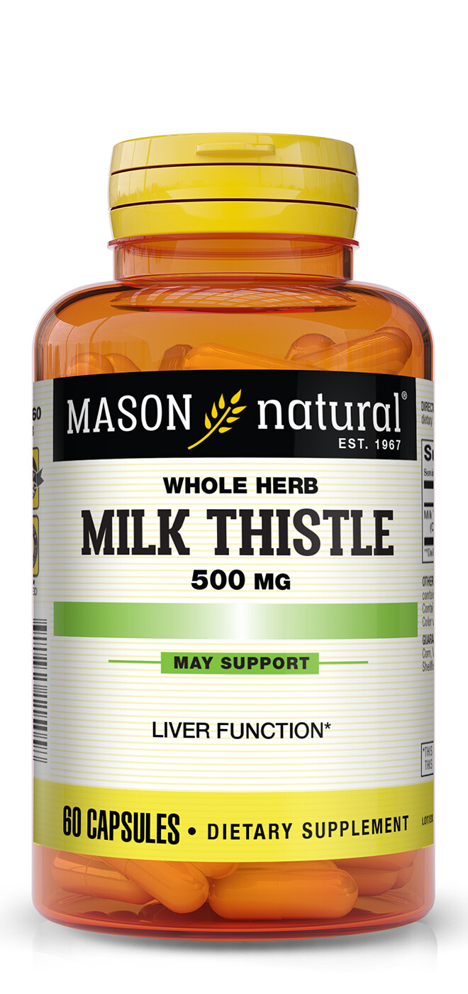 Milk Thistle 500 mg 60 capsules