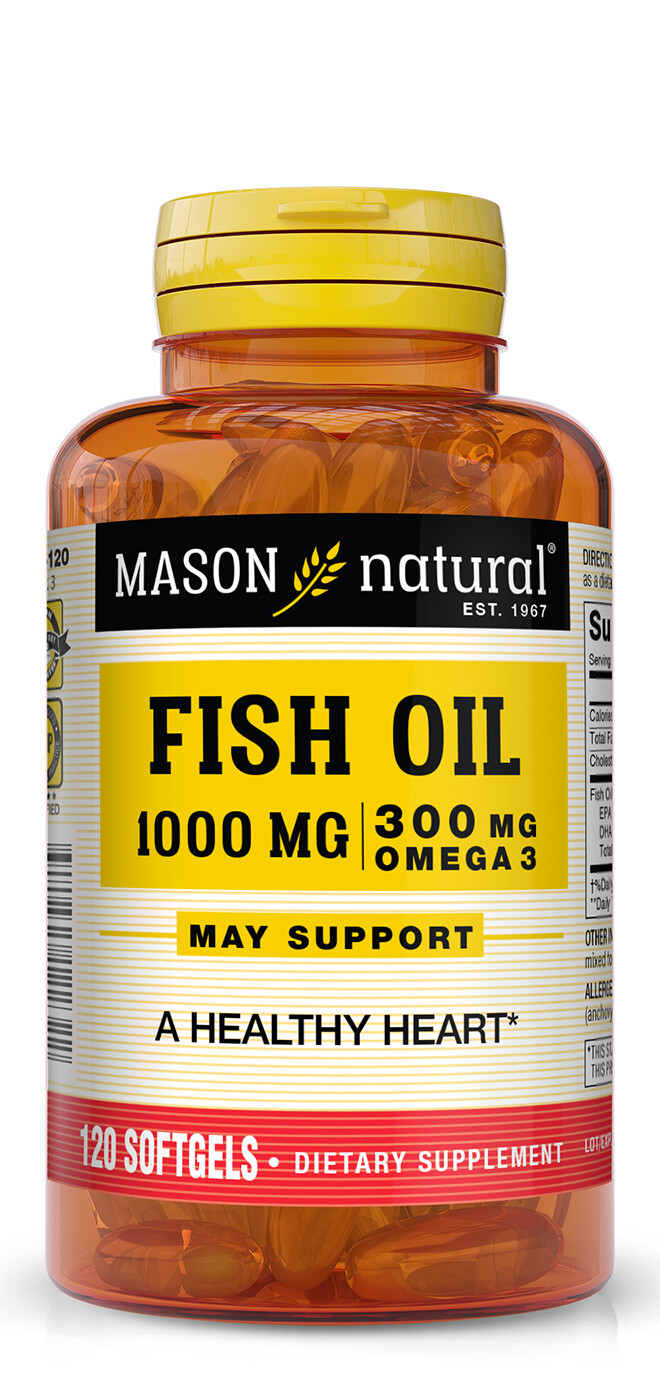 Omega-3 Fish Oil 1,000 mg 120 softgels