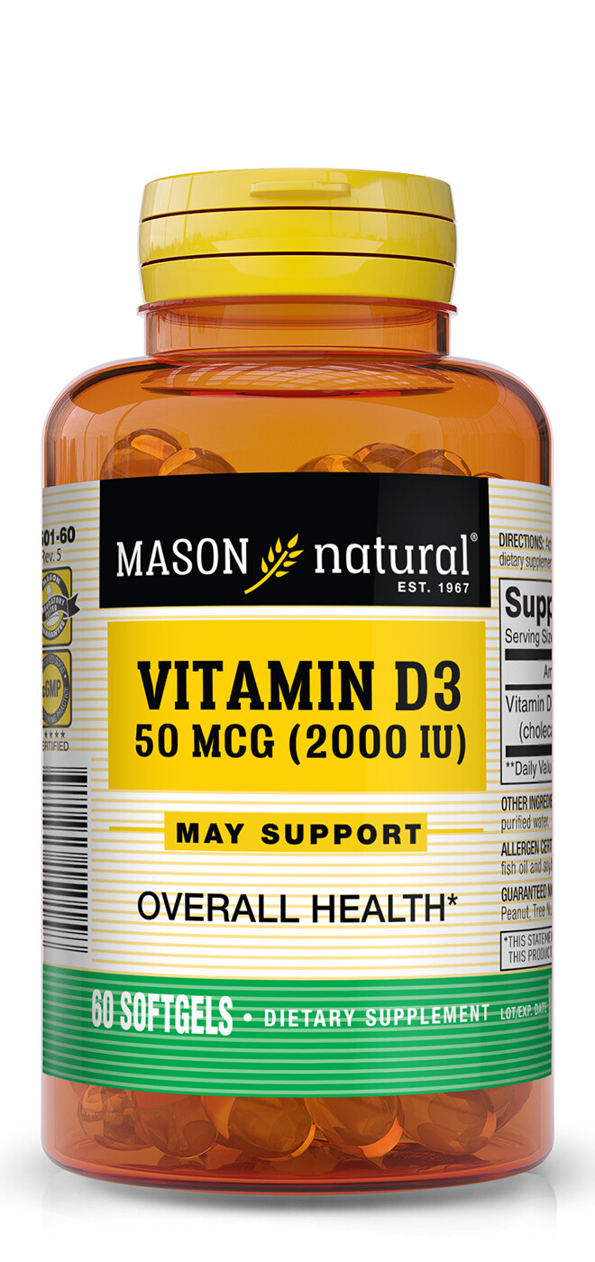 D 2,000 IU 60 softgels