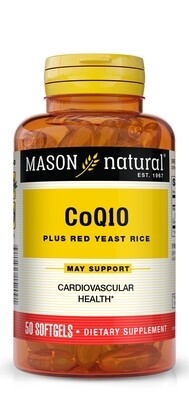 Co Q 10 Plus Red Yeast Rice 50 softgels
