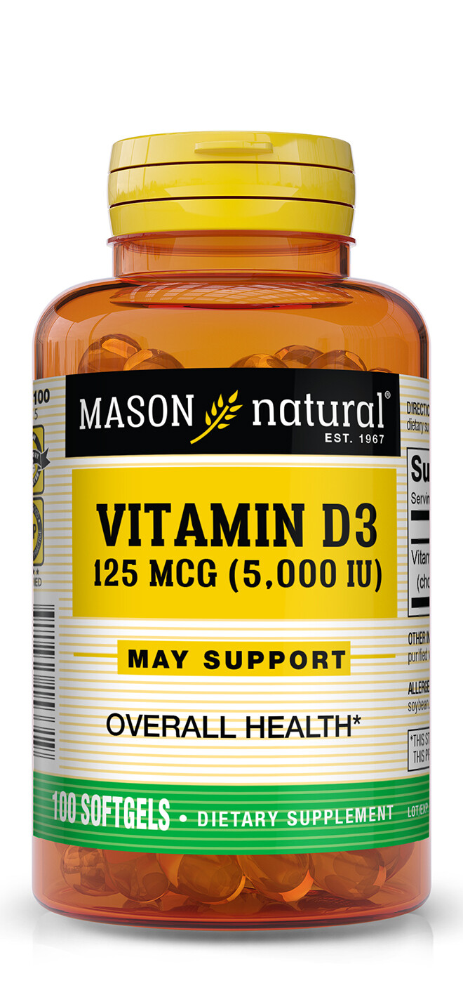 D 5,000 IU 100 softgels