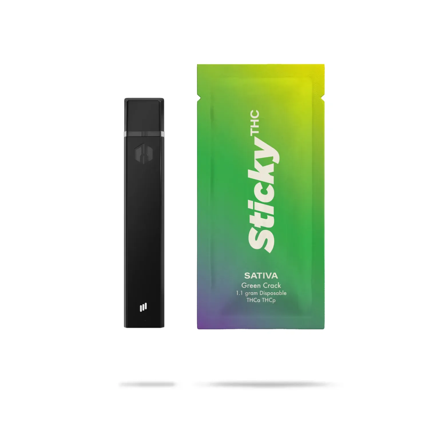Sticky THca THCp Disposable Carts, Flavor: Green Crack, Weight: 1g